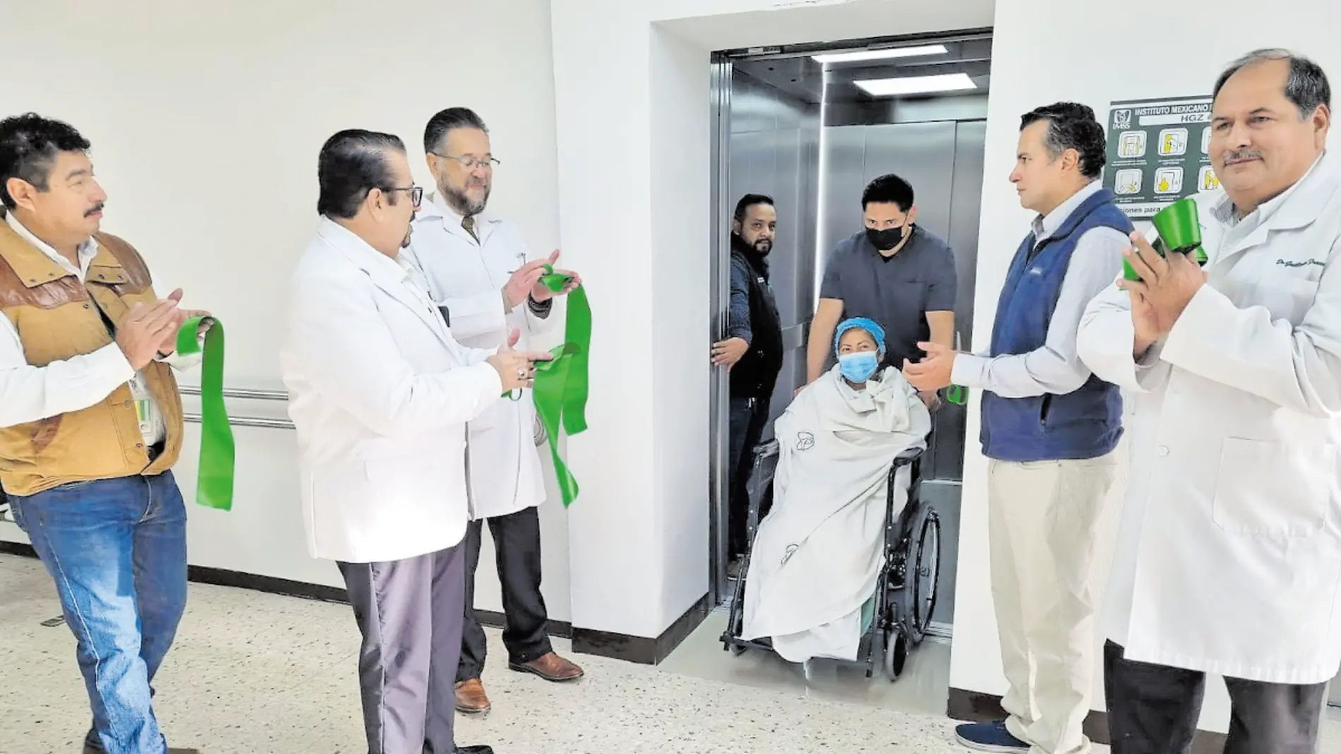 Inauguración elevador en el IMSS Zacatecas